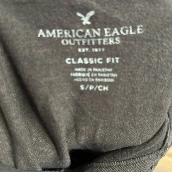 American Eagle Mens Cotton Classic Fit Short Sleeve Solid Polo Shirt S - Picture 7 of 7